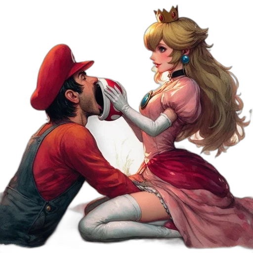 crown, dress, hat, mask, concept art, fantasy art, pixel art, watercolor transparent PNG cut-out