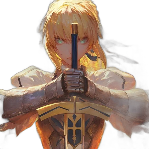sword, weapon, staff, face, concept art, fantasy art, anime, pixel art transparent PNG cut-out