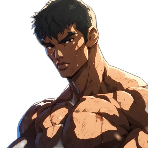 face, weapon, animal, creature, anime, comic book art, concept art, photorealistic transparent PNG cut-out