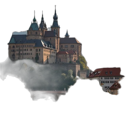 building, dragon, fantasy art, concept art transparent PNG cut-out