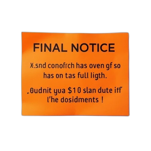 orange, label, important, notice transparent PNG cut-out