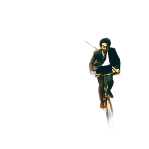 jacket, pixel art, concept art, cartoon, 3d render, man, suit, rides transparent PNG cut-out