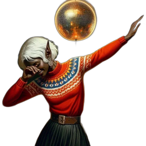 mask, concept art, fantasy art, outer space, bustling, disco, setting, agile transparent PNG cut-out