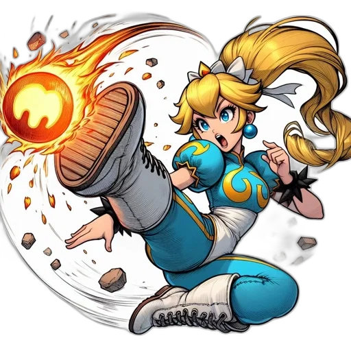 weapon, comic book art, concept art, pixel art, cartoon, animated, girl, blue transparent PNG cut-out