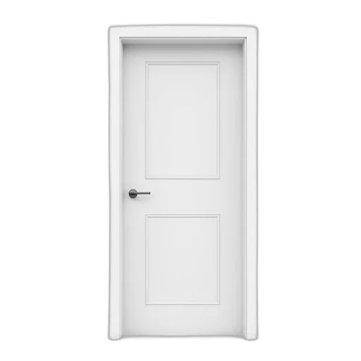 furniture, 3d render, photorealistic, plain, white, door, simple, design transparent PNG cut-out