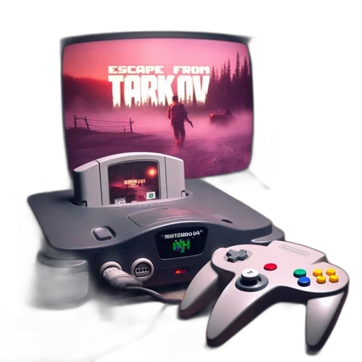 concept art, pixel art, 3d render, image, presents, retro, setup, nintendo transparent PNG cut-out