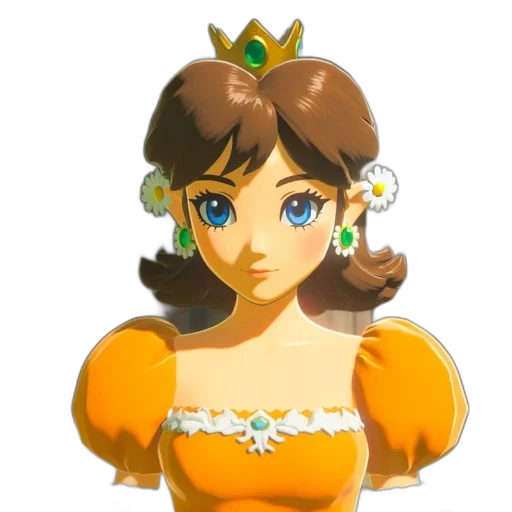 crown, dress, jewelry, face, concept art, 3d render, pixel art, fantasy art transparent PNG cut-out