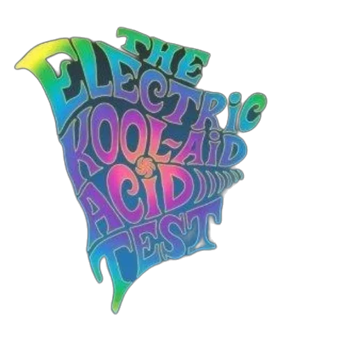 concept art, vaporwave, neon, electric, kool-aid, acid, test, book transparent PNG cut-out