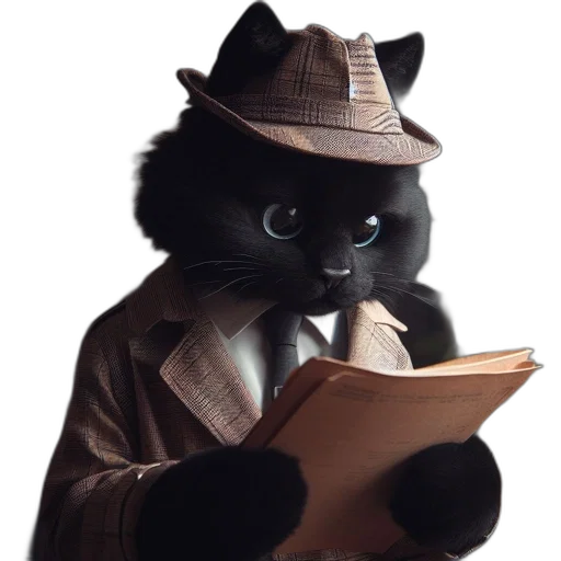 hat, staff, animal, jacket, photorealistic, 3d render, concept art, anthropomorphic transparent PNG cut-out
