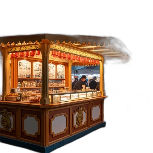 food, jewelry, furniture, staff, 3d render, photorealistic, concept art, exhibition transparent PNG cut-out