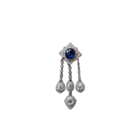 jewelry, crown, diamond, sapphire transparent PNG cut-out