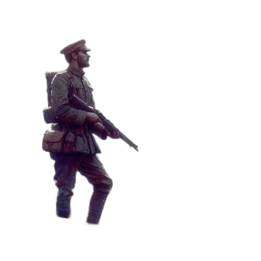 weapon, staff, hat, jacket, concept art, 3d render, pixel art, photorealistic transparent PNG cut-out