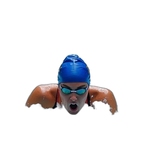 mask, creature, face, photorealistic, 3d render, underwater, group, swimmers transparent PNG cut-out
