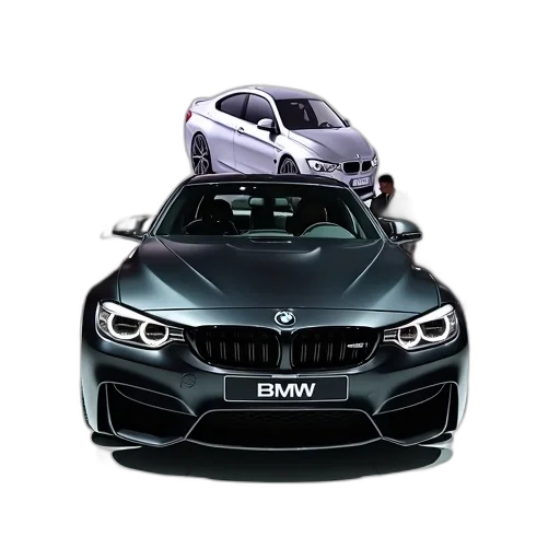 car, 3d render, photorealistic, concept art, sleek, black, sports, word transparent PNG cut-out