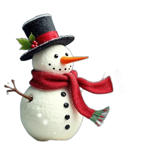 hat, 3d render, photorealistic, concept art, snow, second, image, modified transparent PNG cut-out
