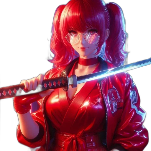 sword, staff, weapon, concept art, fantasy art, comic book art, anime, neon lights transparent PNG cut-out
