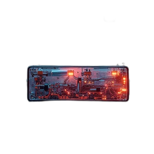 car, robot, weapon, cyberpunk, concept art, neon lights, hvacc, reactor transparent PNG cut-out