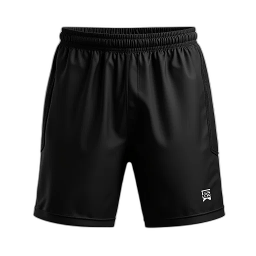 monochrome, pair, black, athletic, shorts, mesh, lining, small transparent PNG cut-out