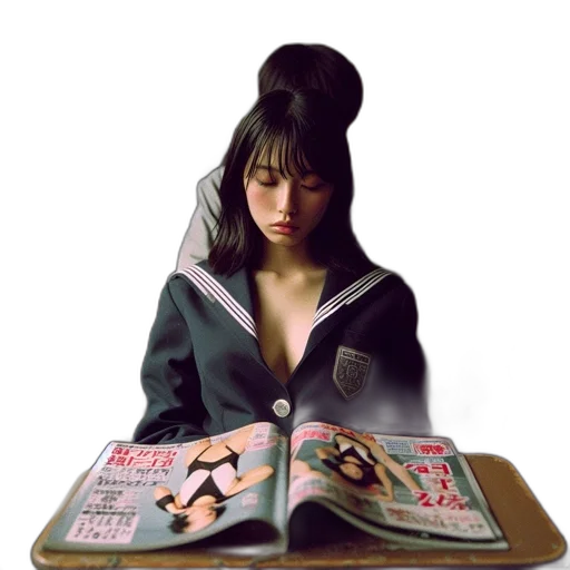 jacket, umbrella, face, dress, photorealistic, 3d render, oil painting, concept art transparent PNG cut-out