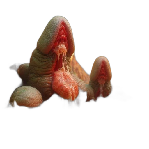 creature, dragon, animal, food, 3d render, photorealistic, concept art, outer space transparent PNG cut-out