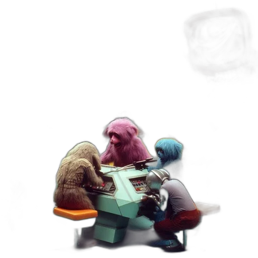 robot, jacket, creature, furniture, concept art, watercolor, pixel art, 3d render transparent PNG cut-out