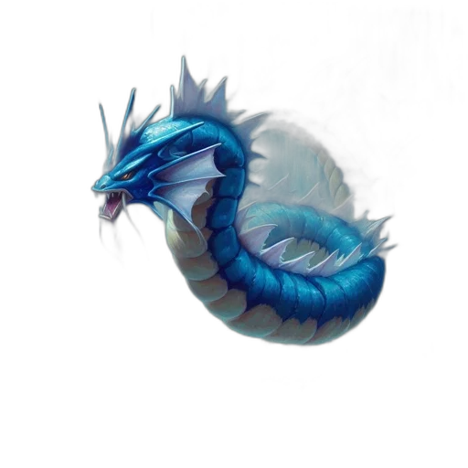 dragon, creature, staff, animal, fantasy art, concept art, pixel art, photorealistic transparent PNG cut-out