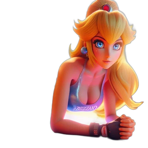 3d render, concept art, anime, fantasy art, female, athlete, named, buzzard transparent PNG cut-out