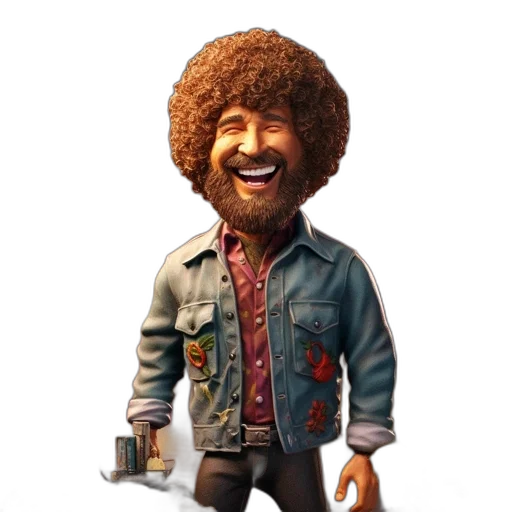 jacket, hair, 3d render, cartoon, concept art, photorealistic, animated, figure transparent PNG cut-out