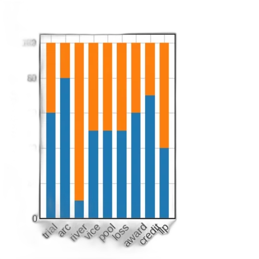 bar, graph, titled, most, preferred, objects, different, categories transparent PNG cut-out