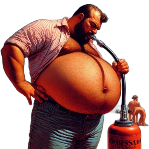 bottle, food, robot, staff, photorealistic, concept art, oil painting, large transparent PNG cut-out
