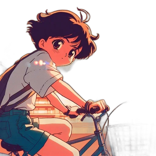 concept art, anime, comic book art, cartoon, pastel, blue, red, colorful transparent PNG cut-out