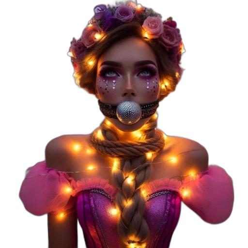 crown, mask, jewelry, dress, concept art, fantasy art, 3d render, cyberpunk transparent PNG cut-out