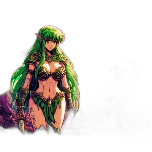 fantasy art, concept art, pixel art, comic book art transparent PNG cut-out