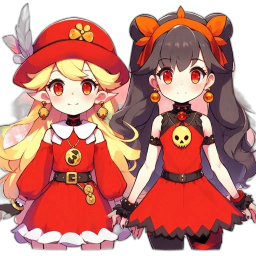 staff, crown, hat, pixel art, anime, concept art, cartoon, red transparent PNG cut-out