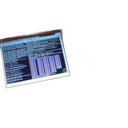 staff, two, laptops, one, displaying, code, other, showing transparent PNG cut-out