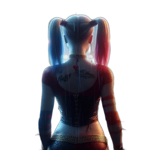 robot, mask, dress, jacket, cyberpunk, concept art, 3d render, anime transparent PNG cut-out