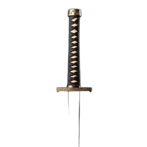 sword, weapon, staff, jewelry, 3d render, concept art, japanese, traditional transparent PNG cut-out
