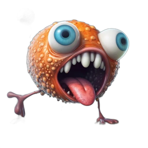 creature, animal, robot, food, 3d render, concept art, photorealistic, fantasy art transparent PNG cut-out
