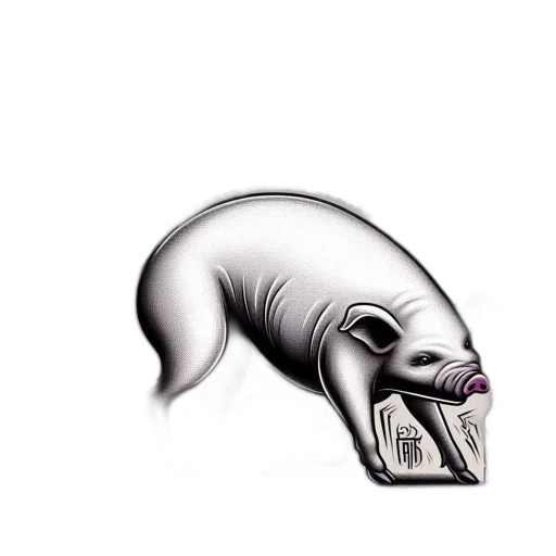 creature, animal, mask, face, concept art, vaporwave, photorealistic, fantasy art transparent PNG cut-out