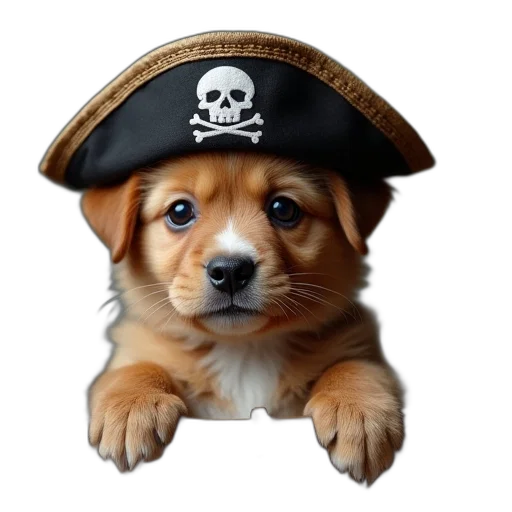 hat, staff, animal, weapon transparent PNG cut-out