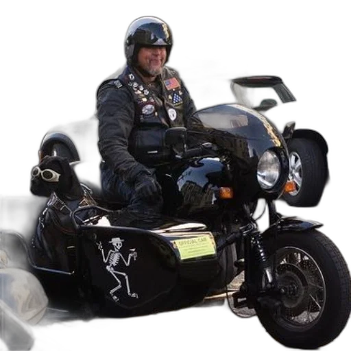 jacket, concept art, photorealistic, 3d render, man, black, leather, helmet transparent PNG cut-out