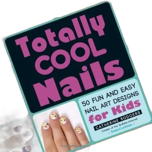 book, cover, title, totally, cool, nails, featuring, various transparent PNG cut-out