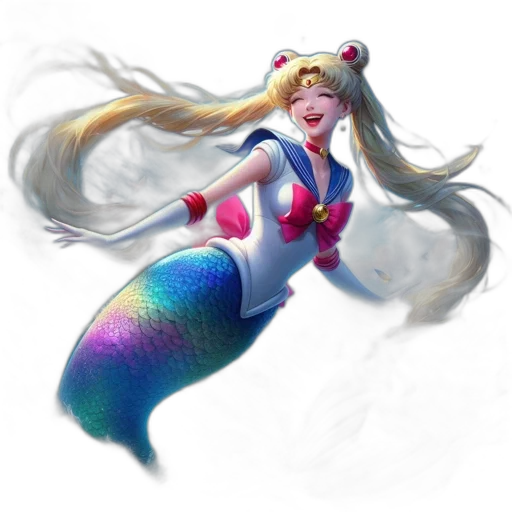 concept art, fantasy art, pixel art, 3d render, underwater, anthropomorphic, sea, creature transparent PNG cut-out
