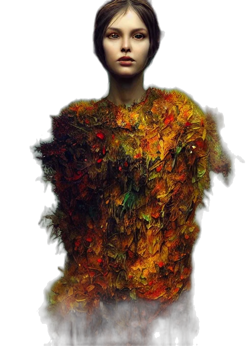dress, jacket, face, hair transparent PNG cut-out