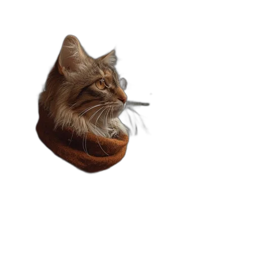 hat, staff, animal, mask, pixel art, concept art, fantasy art, photorealistic transparent PNG cut-out