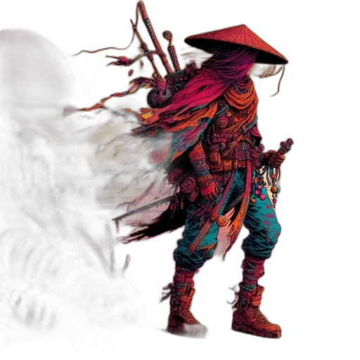staff, mask, dragon, weapon, concept art, fantasy art, 3d render, pixel art transparent PNG cut-out