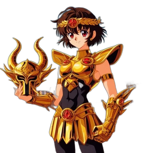 weapon, crown, mask, jewelry, anime, concept art, fantasy art, pixel art transparent PNG cut-out