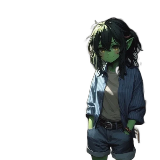 mask, jacket, creature, face, concept art, anime, 3d render, comic book art transparent PNG cut-out