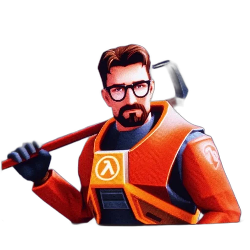 staff, weapon, animal, robot, pixel art, concept art, cartoon, fantasy art transparent PNG cut-out