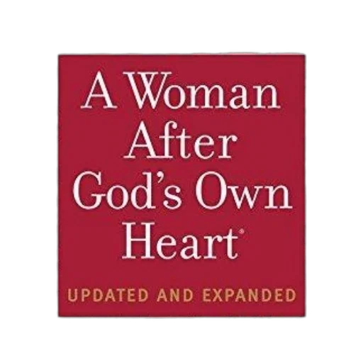 woman, after, god, own, heart, book, cover, red transparent PNG cut-out